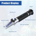 Salinity Refractometer with ATC, 0-100PPT & 1.000-1.070 SG, Aquarium Tester