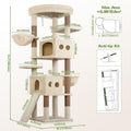 Globlazer S74G 74in Tall Cat Tree for Indoor Cats Large Adult