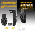 LONDAFISH Aquarium Chillers Aquarium Fan Fish Tank Cooling Fan System for Salt Fresh Water
