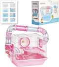 Hamster Cages, A Wire Rat Cage with a Large Space for Dwarf Hamsters, Guinea Pig, Gerbils, Mouse or Other Small Animal C
