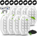8 Pack Cat Water Fountain Filters with 8 Pack Pre-Filter Sponges Set for 3.2L/108oz Pet Cat Water Fountain, Pet Fountain