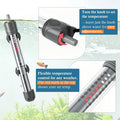 HITOP 50W Adjustable Aquarium Heater, Submersible Fish Tank Heater Thermostat with Suction Cups for 6-15Gal