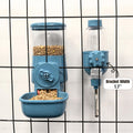 Automatic Pet Food Water Dispenser, Auto Gravity Pet Feeder Water Bottle Set for Crate Cage for Puppy Cat Rabbit Guinea 