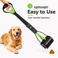 31inch Large Pooper Scooper for Dogs with Long Handle, Sturdy & Durable, Not Easy to Break, Lightweight & Easy to Use, E