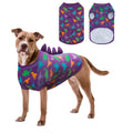 UNIPUP UPF 50+ Sun Protection Dog Shirt - Sleeveless Cooling Vest for Large Dogs Boy, Quick-Dry Pet T-Shirt with Funny Dinosaur Horns, UV Protective Breathable Dog Clothes U-COSBX01XL
