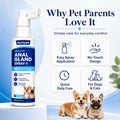 Anal Gland Spray for Dogs & Cats, Helps Relieve Anal Gland Irritation, Reduces Scooting & Licking, Odor Control Spray fo
