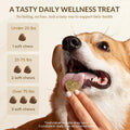NATURE TARGET Turkey Tail Mushroom for Dogs, 11 in 1 Immune Chews, 120 Ct
