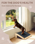 2-Pack Dog Ramp for Stairs,Foldable Dog Ramp Solid Wood Anti-Slip Pet Steps