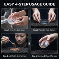 2Pcs Clear Acrylic Shrimp Feeding Dishes Fish Tank Shrimp Feeder