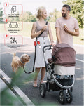 Hands Free Dog Leash, 5.9-10.1ft Crossbody Dog Leash & Waist-Wear Adjustable with Upgraded Duty Clip, Dual-Zone Length C