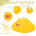 3Pcs Bird Collar Cone Protective Recovery Yellow/Green/Pink XL