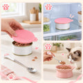 5PCS Cat Food Can Spoons & Can Lids Set, for Cat Dog Wet Food Storage