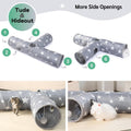 JanYoo Bunny Tunnel Rabbit Hideout Cat Toys for Rabbits Accessories 3 Ways