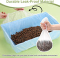 M METERXITY 30-Pack Disposable Cage Liner 35" x 24", Small Animal Clear Plastic Rabbit Bird Cage Liner Bag, Toilet Tray Replacement Universal Film ForParrot/Guinea Pig/Hamster Litter Box