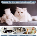 QBLEEV Sticky Hair Cat Clothes, Prevent Fur Loss Cat Pajamas for Cats Only