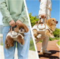 Small Dog Sling Carrier - Breathable Puppy Carrier with Pockets & Adjustable Strap, Lightweight Pet Carrier for Small Do