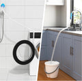 Slip-On Dog Shower Attachment for Bathtub Faucet, Ear-Tab Zip-Tie Connector, Handheld Sprayer Head, 6 ft Hose, Fits Spou