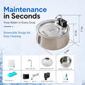 Selene Dog Water Fountain, 4.0L High-Capacity Automatic Pet Water Dispenser