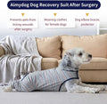 Dog Surgery Recovery Suit Female Spay Male Neuter,Lick Sleeve for Dogs Rear Leg,Breathable Dog Recovery Suit for Dogs Af
