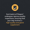 Nutramax Filaquin Anal Gland Supplement for Dogs, from The Same Company as Cosequin & Proviable, with Pre & Postbiotics and Psyllium Husk Fiber to Support Anal Gland Health, 90 Count Soft Chews