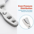 Xindojuz 2 PCS Professional Stainless Steel Bearded Dragon Nail Clippers