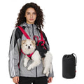 Wakytu Dog Emergency Rescue Sling - Lightweight Packable Lift Harness with Handle - Safe Transport for Small Medium Dogs - Ideal for Hiking Skiing（8.5-17.5lbs）