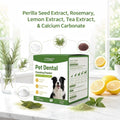 Dog Dental Powder, Dog Teeth Cleaning Powder, Targets Tartar & Reduces Plaque & Bad Breath - Teeth Cleaning Made Easy El