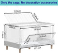 Hamster Cage & Guinea Pig Cages, Acrylic Cage for Small Animal Pets, Large Transparent Gerbil Cage and Habitats, Hedgeho