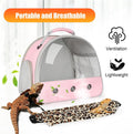 Portable Bearded Dragon Carrier with Leash and Harness Set, Beardie Carrier, Lizard Adjustable Harness with Leather Wing
