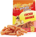 Jungle Calling Soft Chicken Sausage Treats for Small & Medium Dogs, 10.6 oz