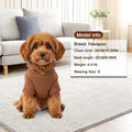2 Pack Dog Hoodie Warm Hood Dog Sweater Cold Weather Small Dogs Sweatshirt Comfort Pet Clothes for Small Medium Dogs with Pockets Chihuahua Clothes for Male Female Girl Boy Sporty Daily Wear