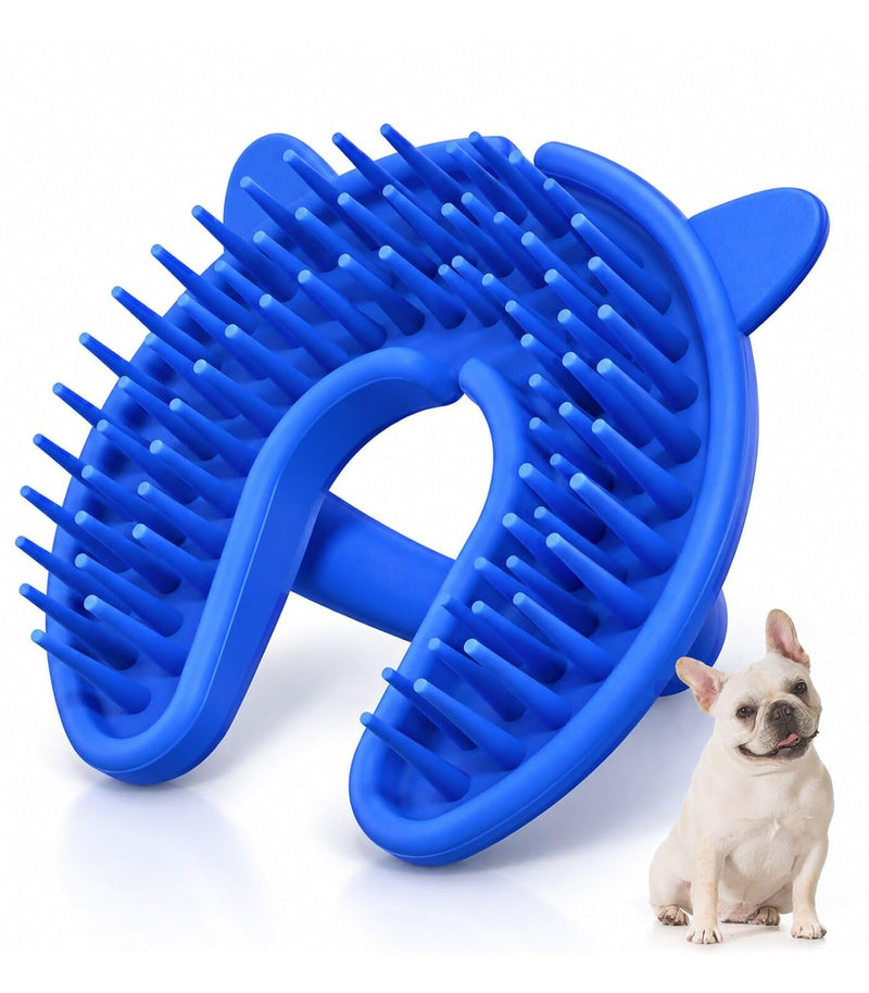 Silicone Nub Brush – Corkscrew Tail Dog Brush for Bulldog, Small Animals