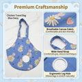Chicken Carrier Sling Bag, Durable Canvas Chicken Holder Purse Lightweight Poultry Transport Handbag for Hen Rooster Dai