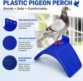 Coloch 20 Pcs Dove Rest Stand, Lightweight Pigeon Perches Plastic Birds Roost Holder, Pigeons Dwelling Frame Birdcage Accessories for Parrots and Other Birds
