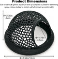 Floating Betta Hammock and Feeding Ring, Aquarium Beta Hideout, Cave, Bed