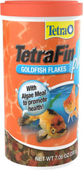 Tetra TetraFin Plus Goldfish Flakes Fish Food with Algae, 7.06 oz