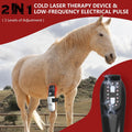 Cold Laser Therapy Device for Horse, Portable Red Light Therapy with 4pcs 808nm and 12pcs 650nm, Near Infrared Laser for