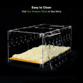 GuineaLoft™ Acrylic Cage (Model-P3) - Small 2x1' Enclosure w/Lid & Bottom