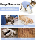 Cat Recovery Suit, Surgical Recovery Clothes for Abdominal Wound or Skin Disease, Cats Onesie After Surgery and Spay, E-