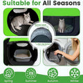 Fortexus 2-in-1 Cat and Dog Playpen Tent, can be Used Separately, with a German Velvet Base that is Removable and Washable, Suitable for Both Outdoor and Indoor use.