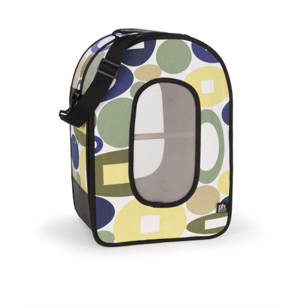 Prevue Pet Products Soft Sided Bird Travel Carrier with Perch - Carrier for Parakeets, Budgies, Cockatiels, Conures, Parrotlets, & Lovebirds, Short Term Travel - Large, Multicolor