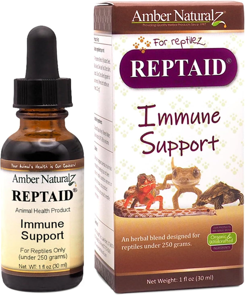 AMBER NATURALZ Reptaid for Reptiles Under 250g, Immune & Respiratory