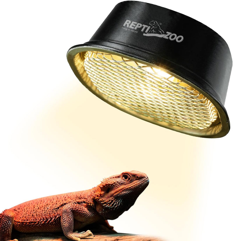 G9 Reptile Heat Lamp Bulb and Light Fixture with Safety Mesh, G9 Mini Heat Bulb 50W Warm White, UVA Reptile Heat Lamp an