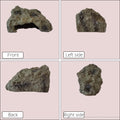 IBWell Resin Leopard Gecko Hide, True to Nature Reptile Rock for Bearded Dragon Hideout Snake Hides for Ball Pythons, To