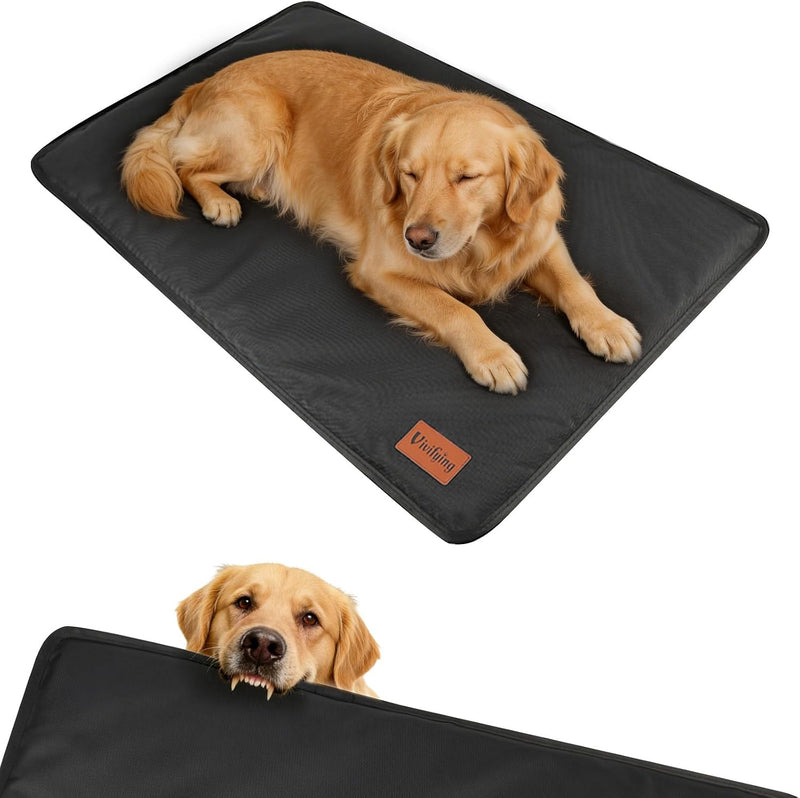 Vivifying Chew Proof Dog Bed, Waterproof Crate Pad, 35