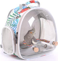 Bird Carrier Backpack with Rope Perch, Portable Bird Travel Carrier Backpack