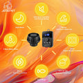 2100GPH Aquarium Wave Maker with Controller Mini DC 24V 12W Powerhead with Magnetic Mounting, Wavemaker with LED Display