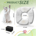 Cat Water Fountain Replacement Filters-12 Pack Cat Fountain Filters with 12 Pack Sponges, Enhanced Compatibility Pet Fou