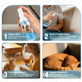 Cat Deterrent Spray, Cat Training Spray for Furniture, Indoor and Outdoor Scratch Urine Marking Deterrent, Helps Discour