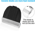 DODAER 2 Pack Replacement Blade Compatible with oneisall Low Noise Dog Clippers, Made of Ceramic Blade & Stainless Steel Blade